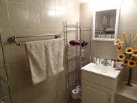 Ubytovanie v New Yorku - apartmán - kúpeľňa so sprchovým kútom